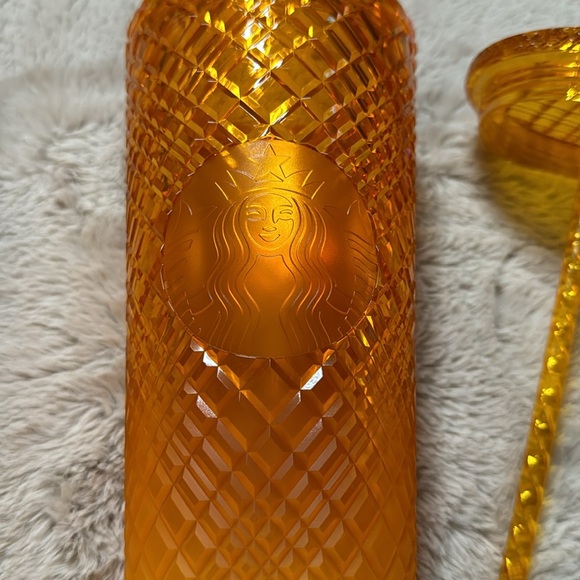 Starbucks Studded Venti Mango Ombré Cup - Picture 3 of 3